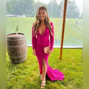 Revolve nookie Farrah grown in fuschia size medium